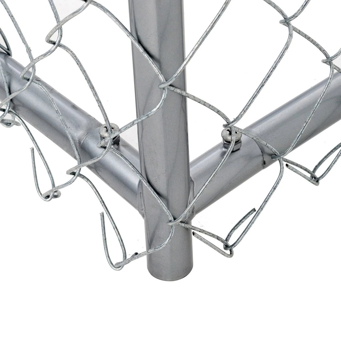 4'H X 5'W X 10'L/4'H X 8'W X 6.5'L Boxed Kennel Chain Link