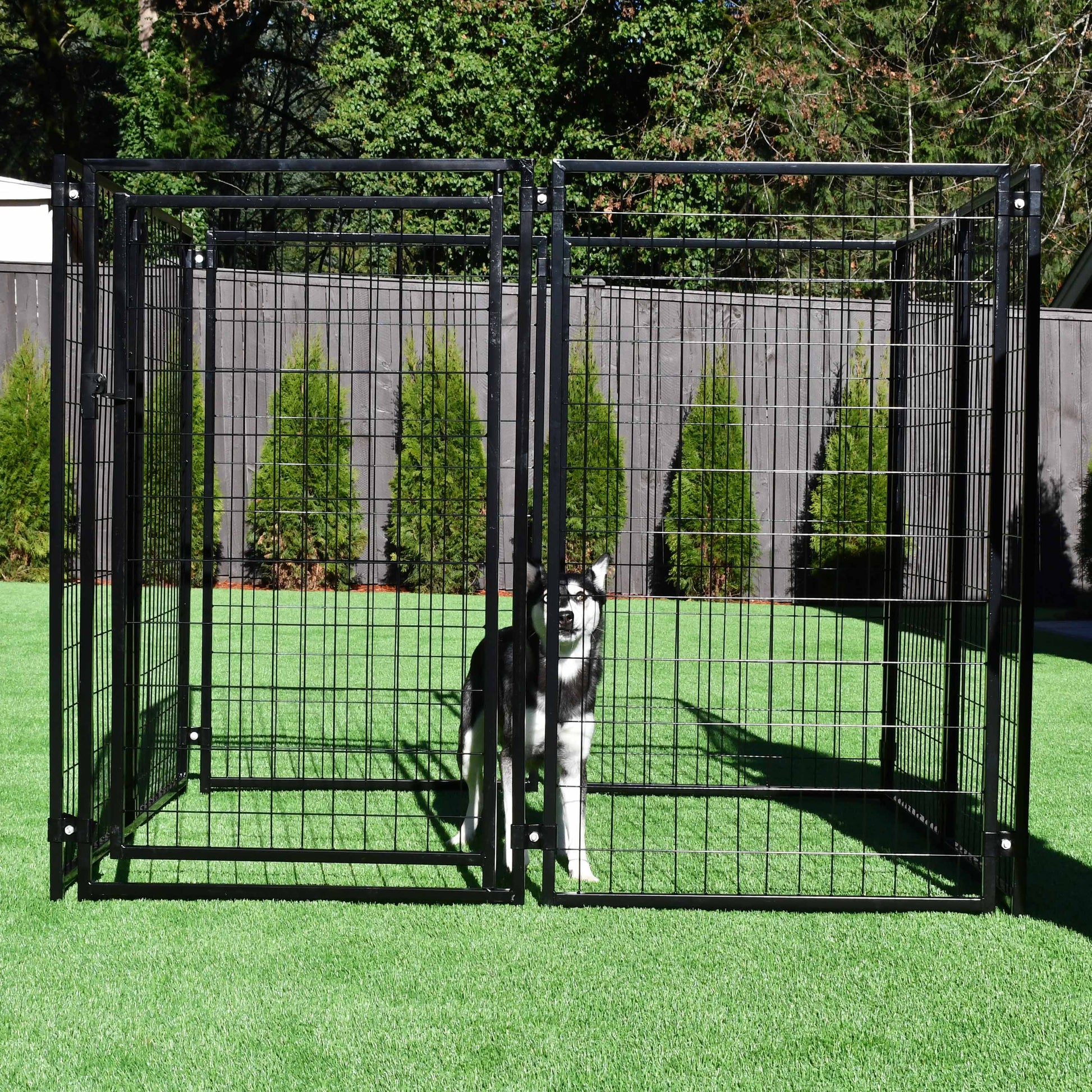 Dog Kennel 5X5X4 Ft Heavy Duty Pet Playpen Dog Exercise Fence
